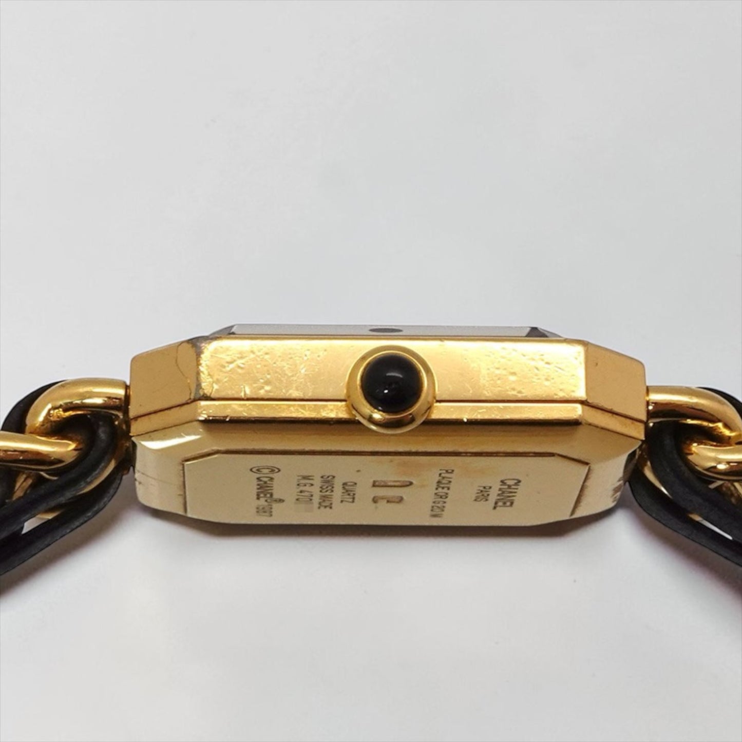 CHANEL Première Vintage Watch — Black Dial × Gold