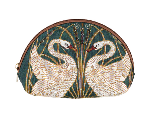 Walter Crane "Swan" cosmetic bag