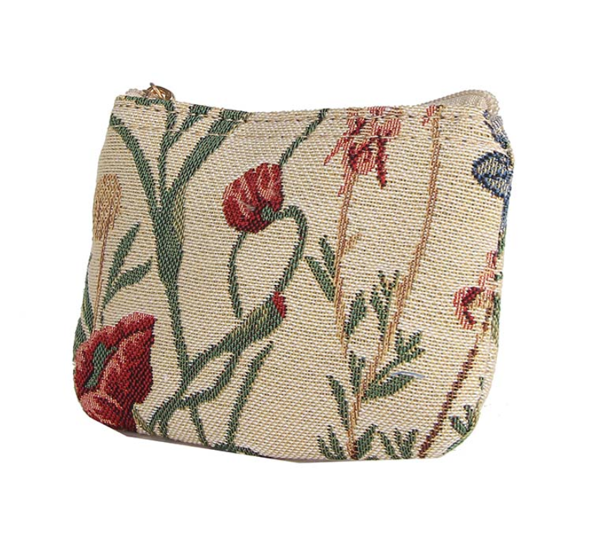 "Morning Garden" zip coin purse