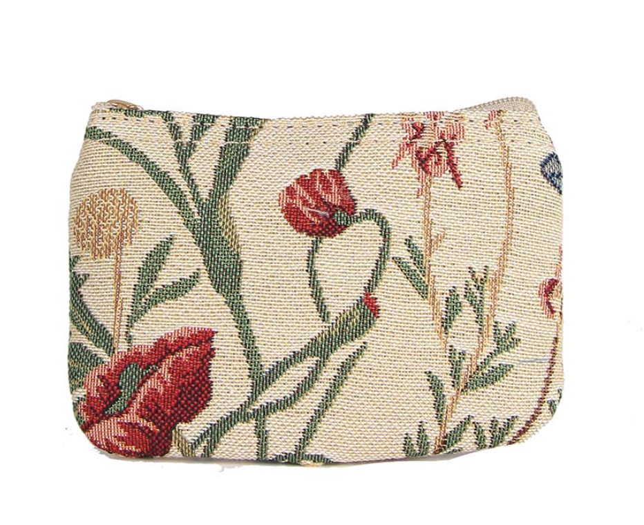 "Morning Garden" zip coin purse