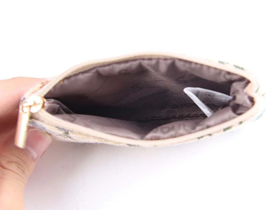 "Morning Garden" zip coin purse