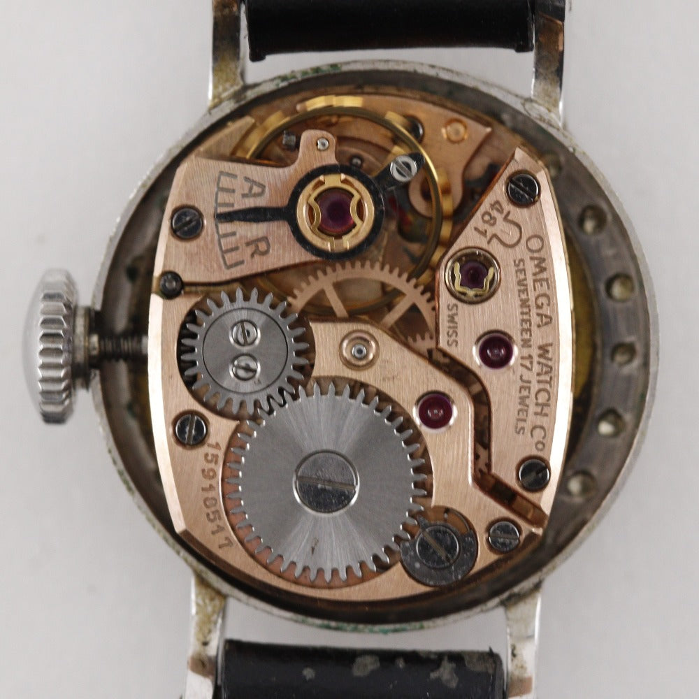 OMEGA Platinum Diamond Bezel Cal.481 – Vintage Manual Watch