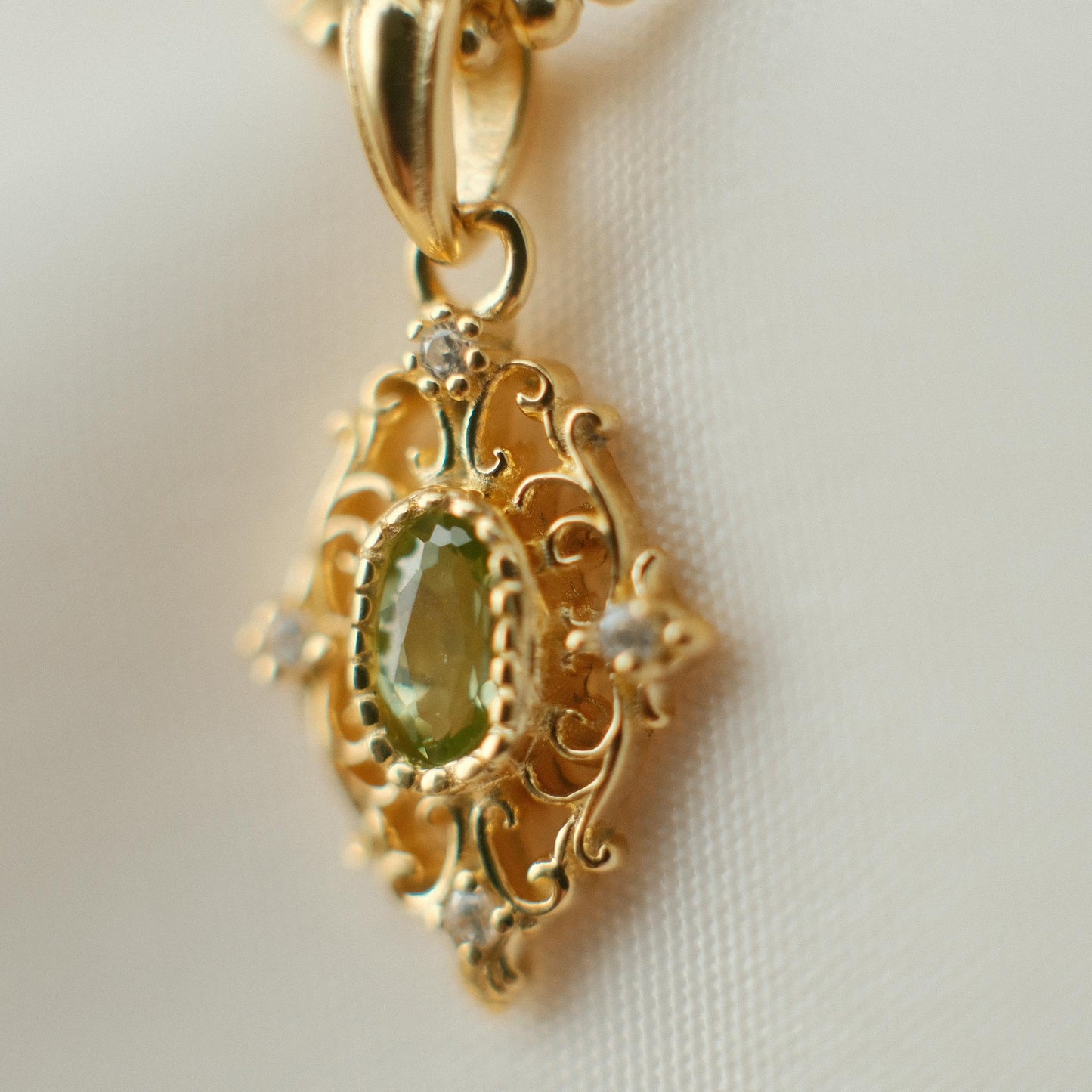 The Peridot Collection: Elena Pendant