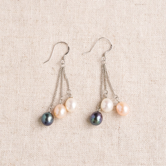 Vintage Pearl Post Earrings