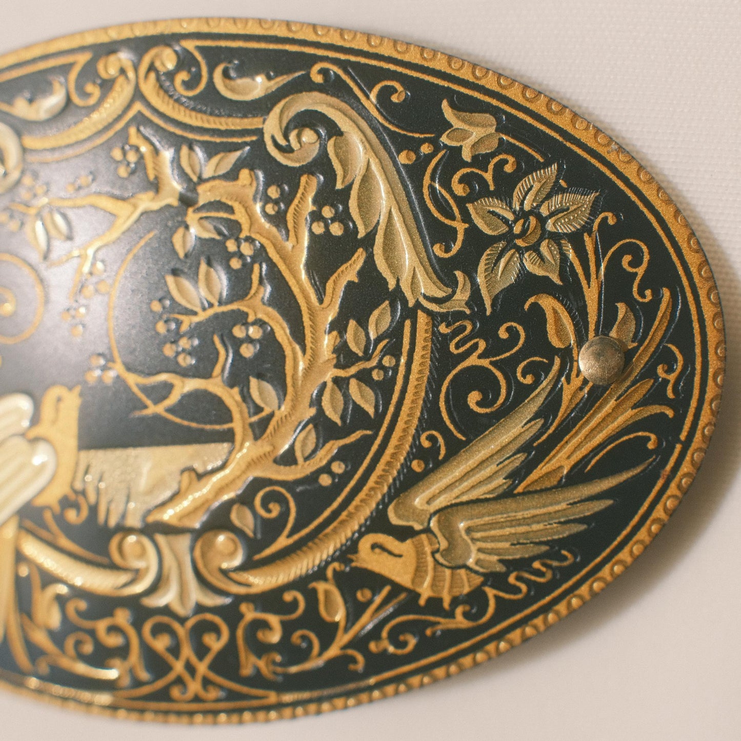 Continental Collection 6: ダマスクス オーバルバレッタ Small "Marisol"