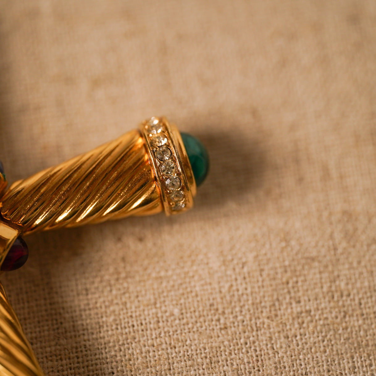 Vintage Givenchy Cross Motif Pendant Necklace