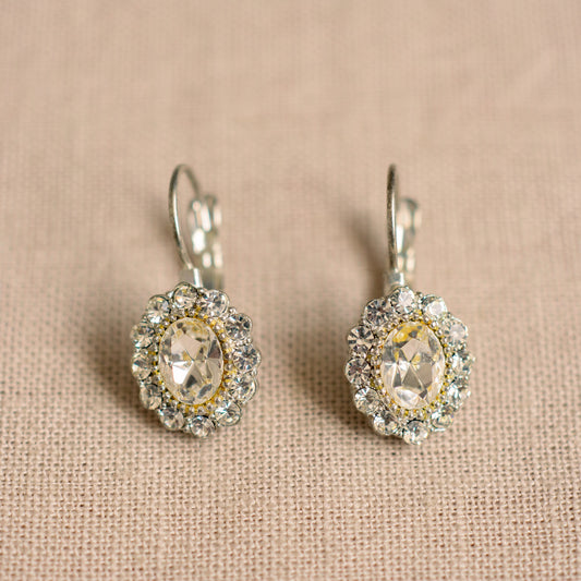 Vintage Floral Motif Earrings
