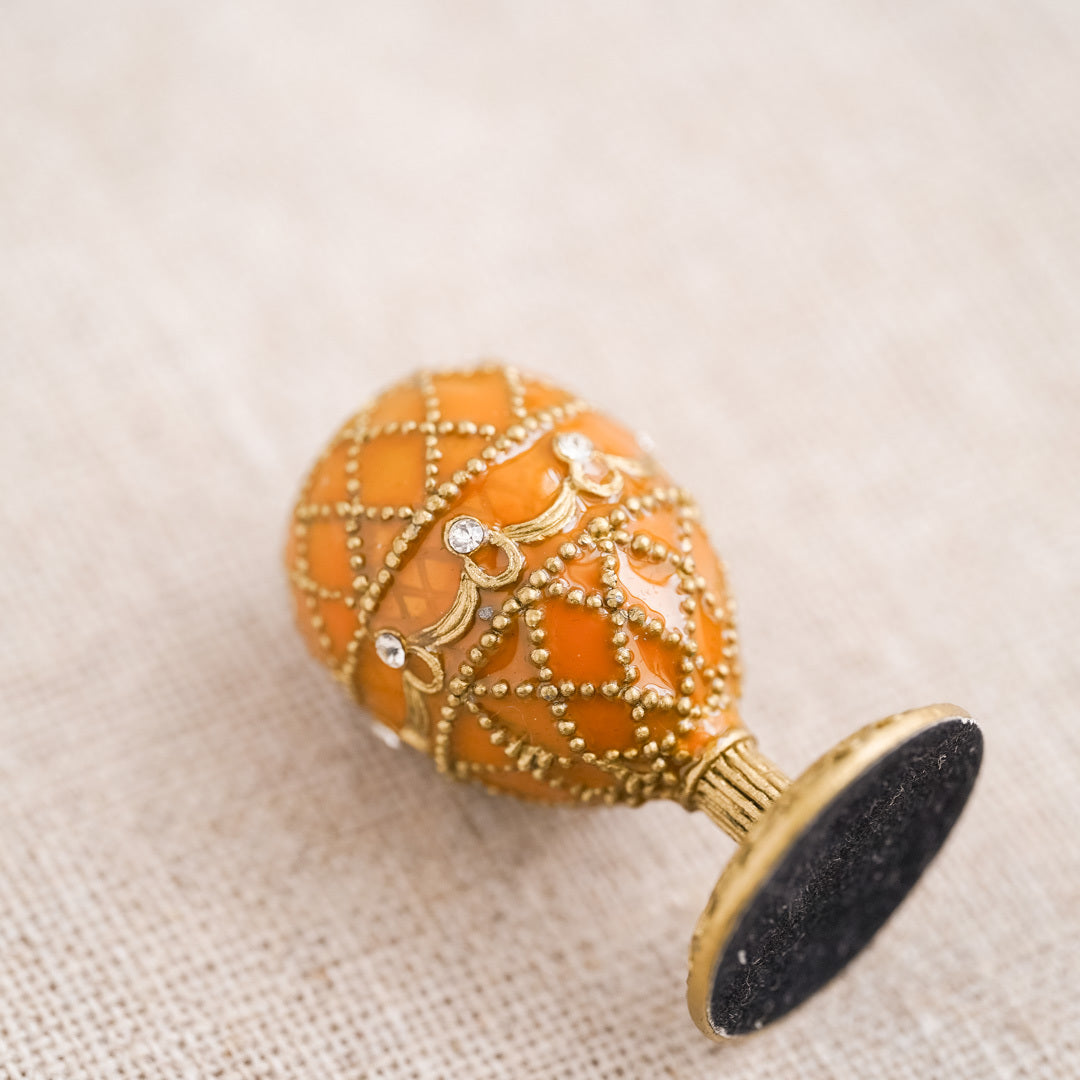 Faberge Collection: Candle Holder Yellow