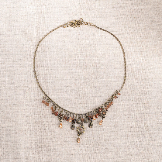 Vintage Dainty Rhinestone Necklace