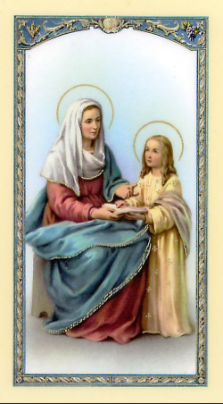 Médaille silver 925 pendant necklace: St Ann