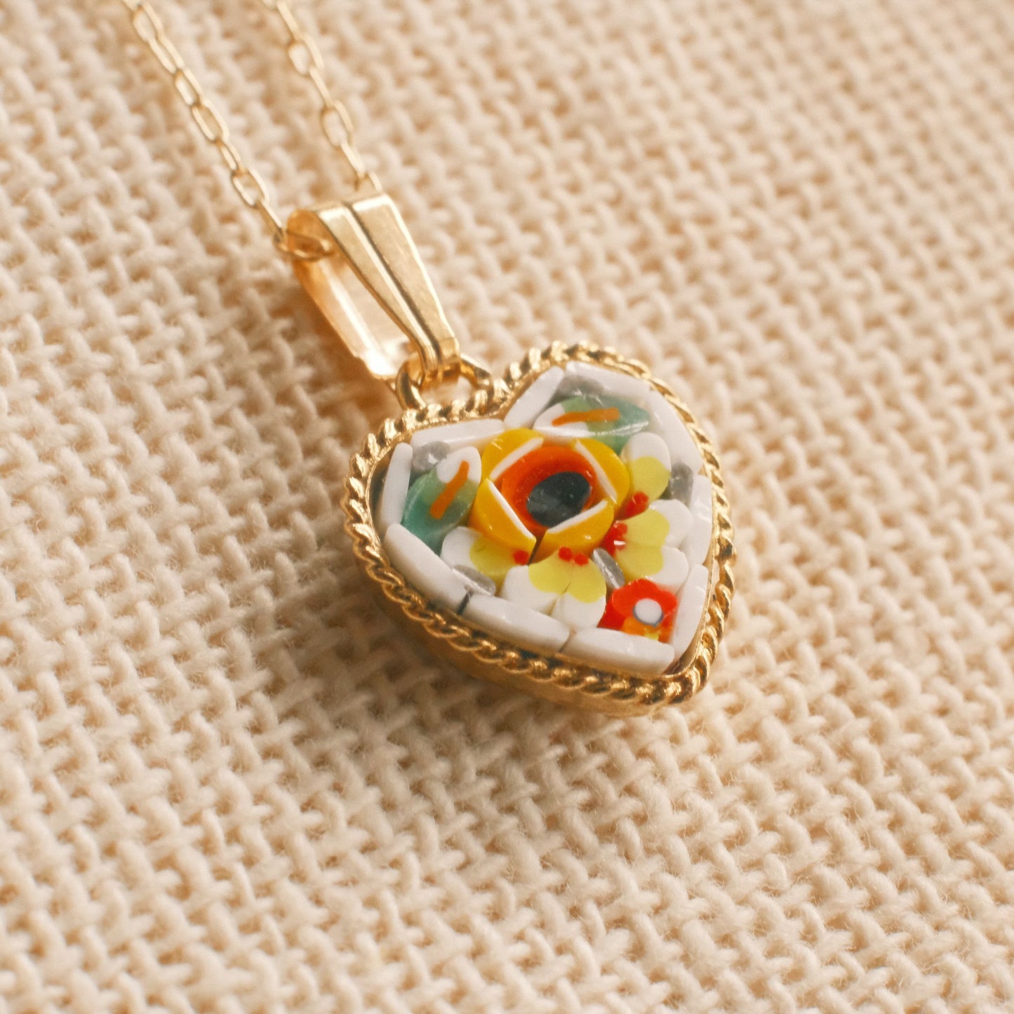 The Continental Collection: マイクロモザイクペンダント "Adelina"
