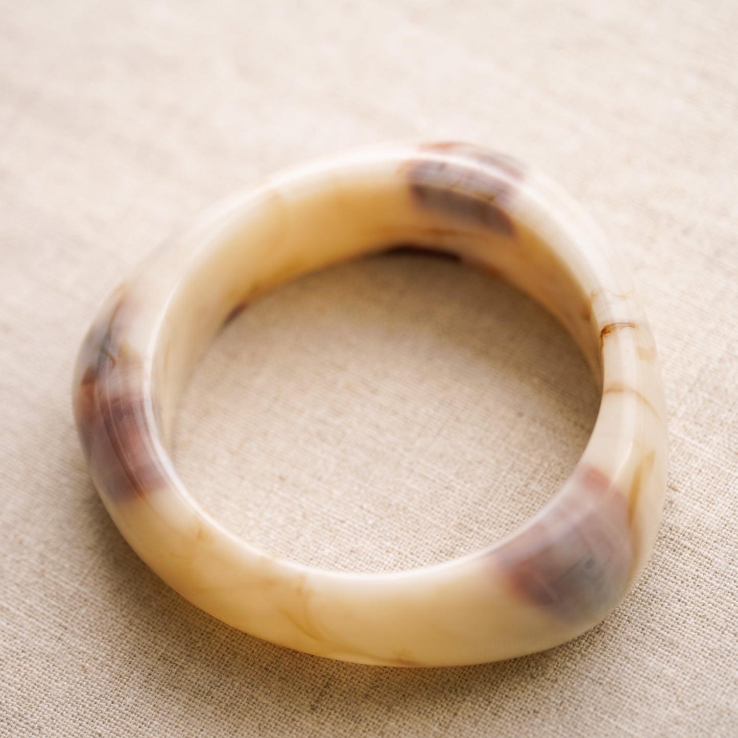 Vintage Lucite Boho Bangle