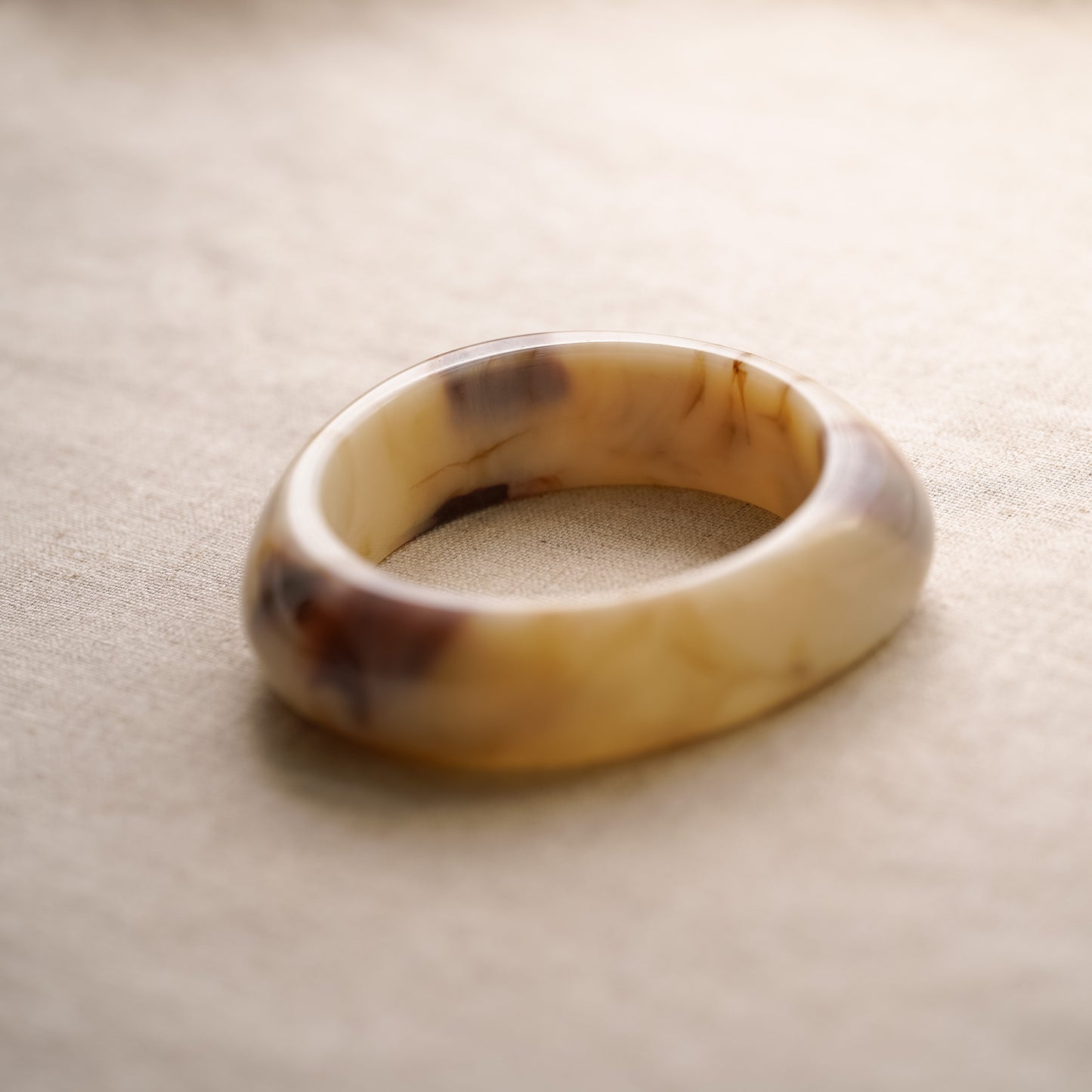 Vintage Lucite Boho Bangle