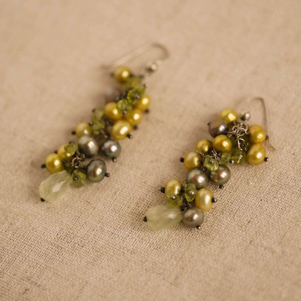 Vintage Sterling Silver & Pearl Earrings