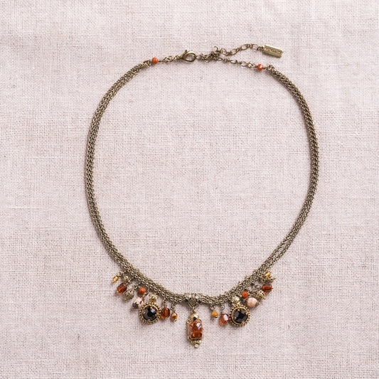 Valentine's Day Marche: Satellite romantic glass necklace