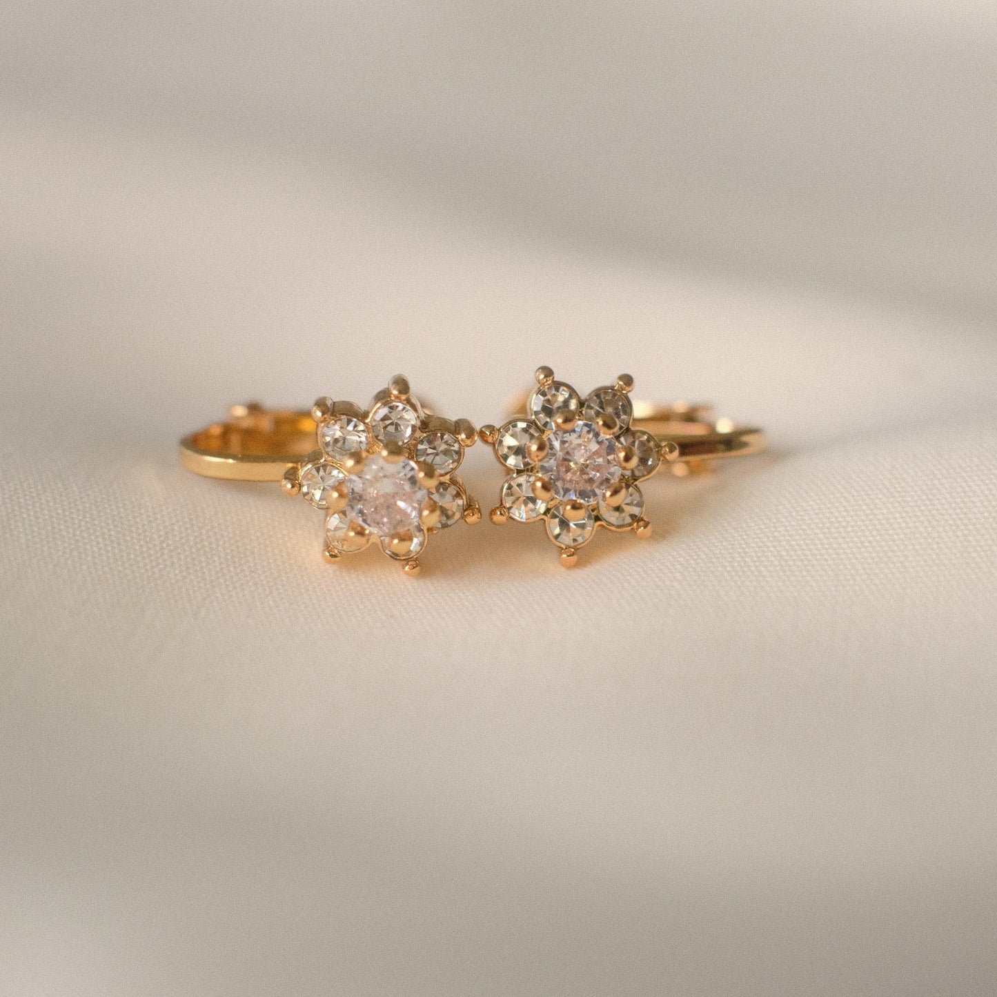 Vintage Floral Motif Earrings