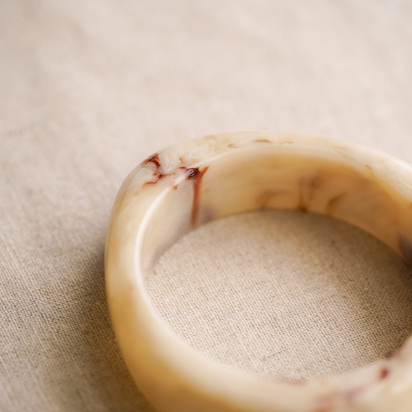 Vintage Lucite Boho Bangle