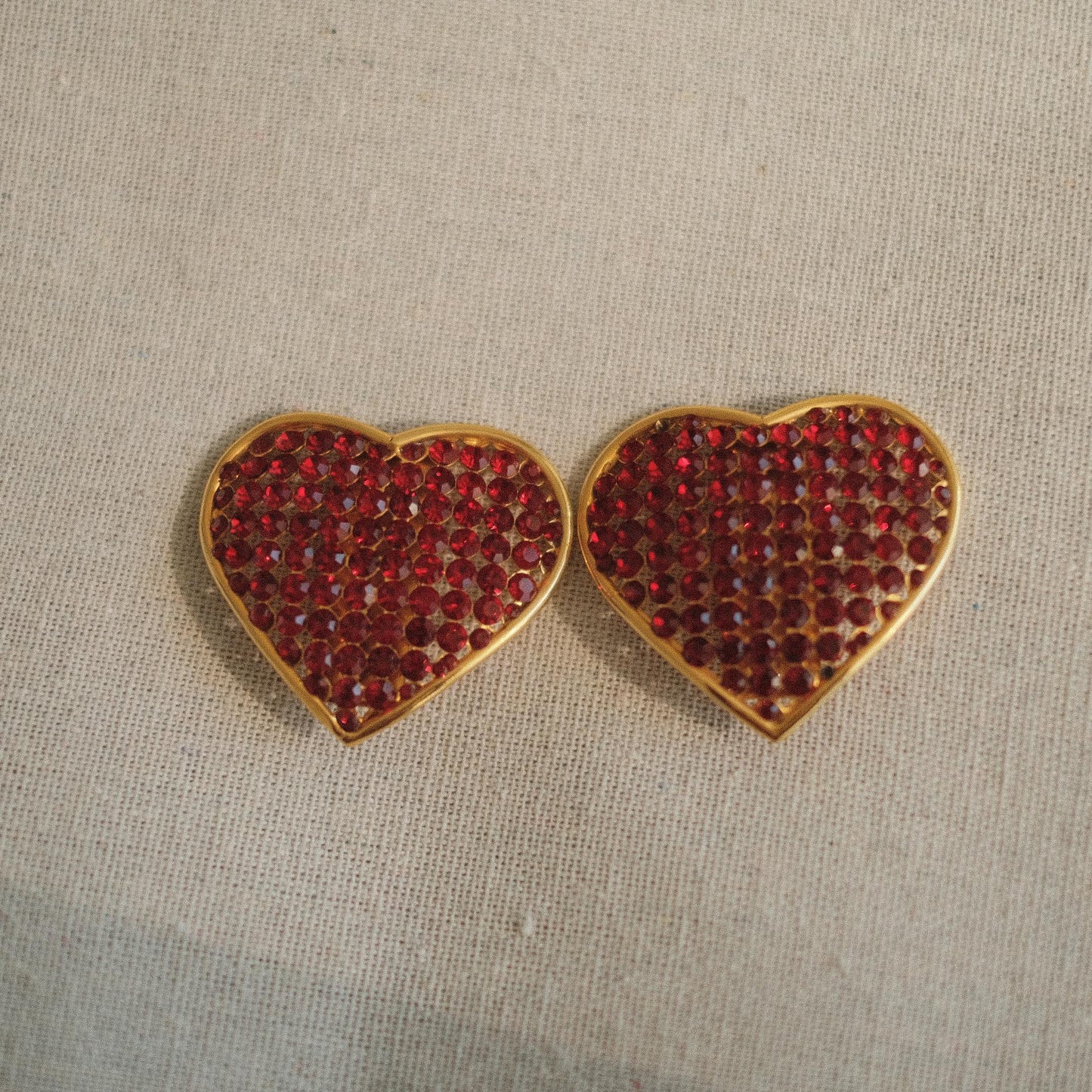 Vintage Valentino Heart Motif Earrings