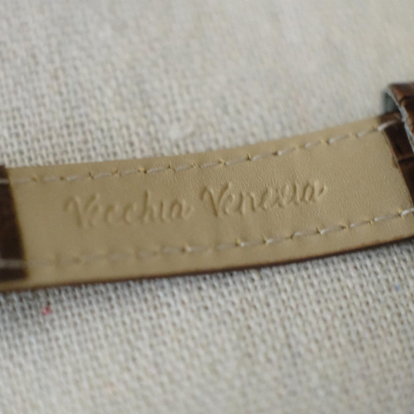 Murano Millefiori Watch With Leather Band - Brown