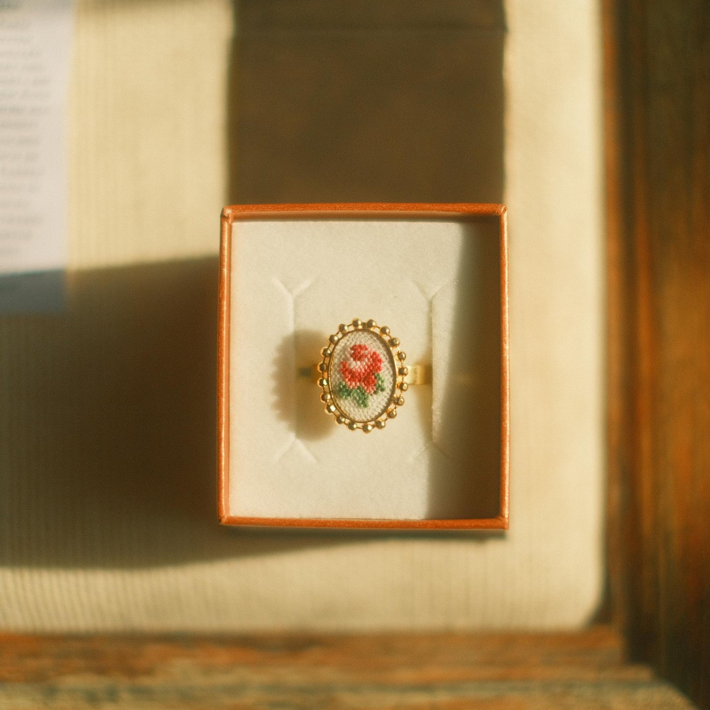Austrian Petit Point Ring