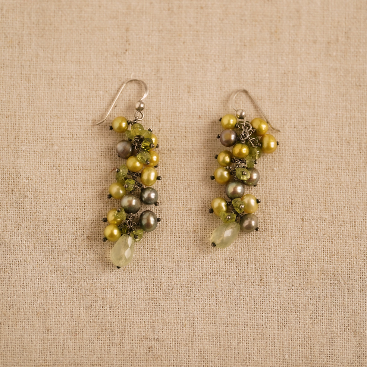 Vintage Sterling Silver & Pearl Earrings