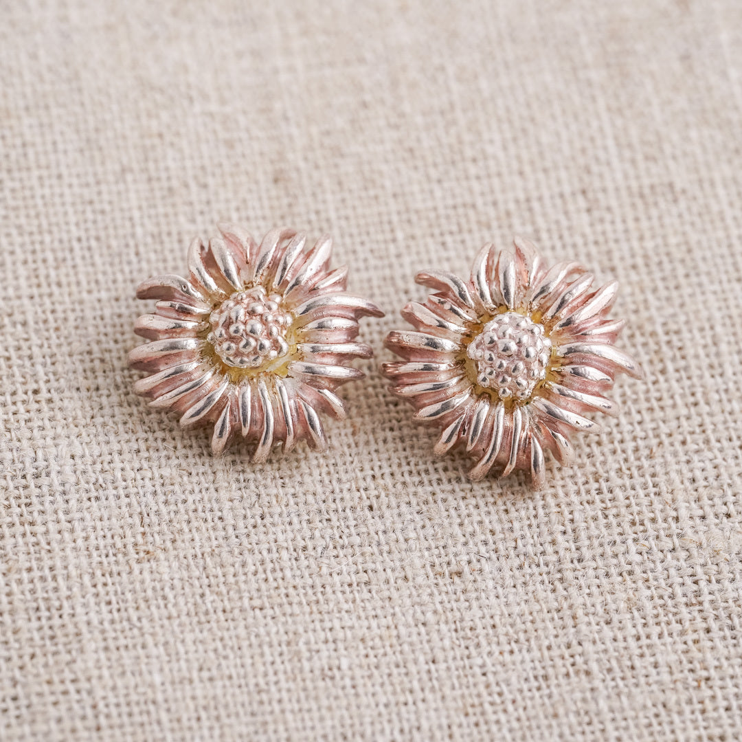 Vintage Floral Motif Earrings