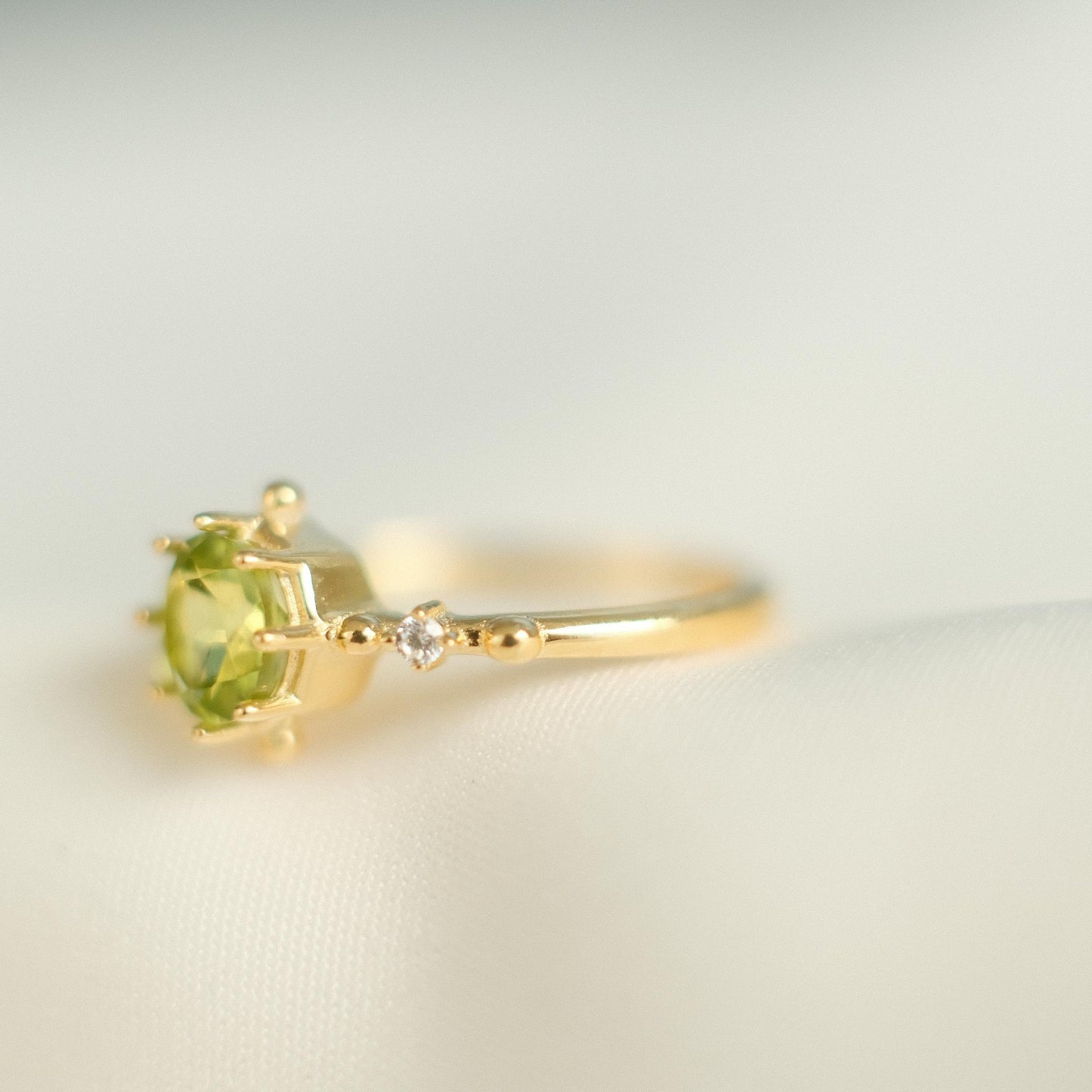 The Peridot Collection: Lily Ring
