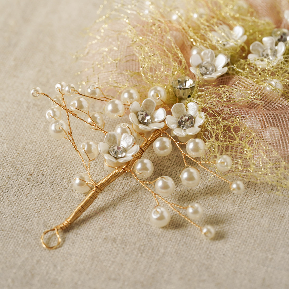 Vintage Floral Head Piece