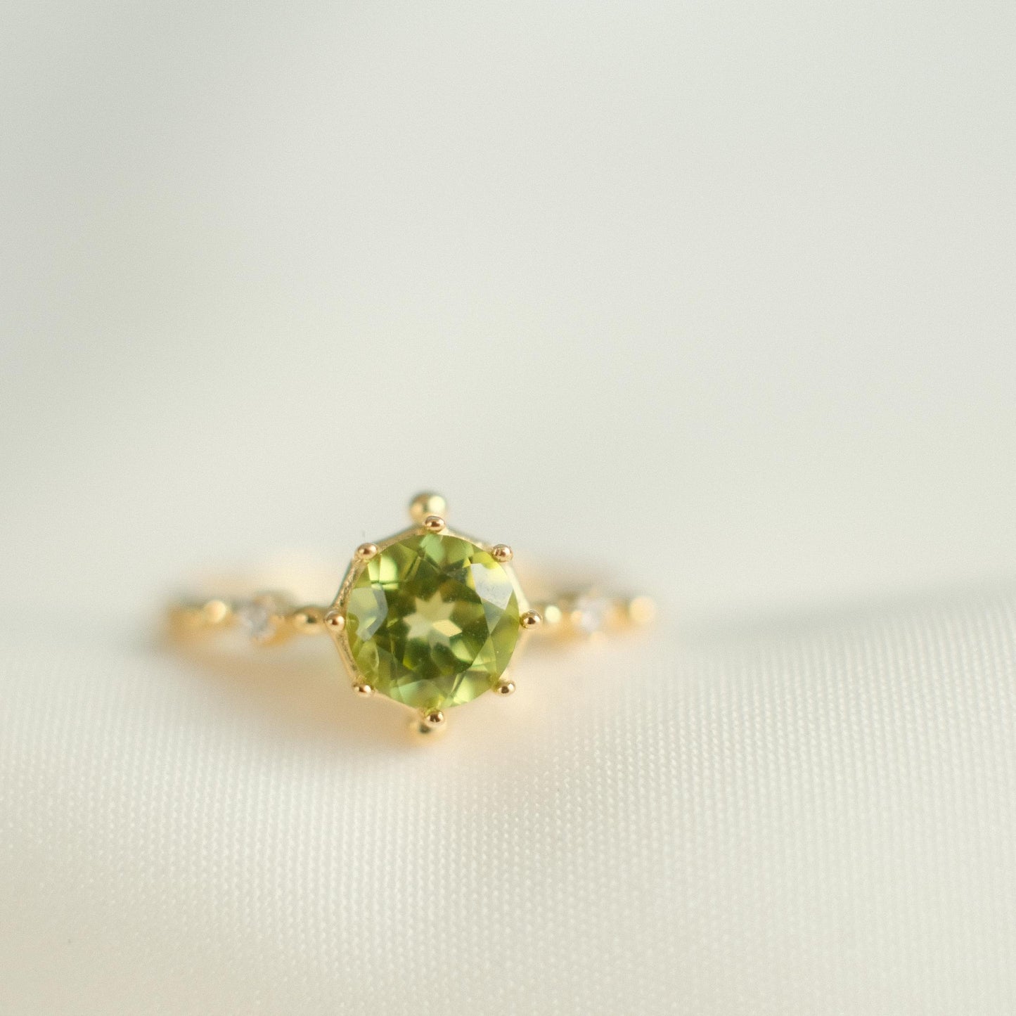 The Peridot Collection: Lily Ring