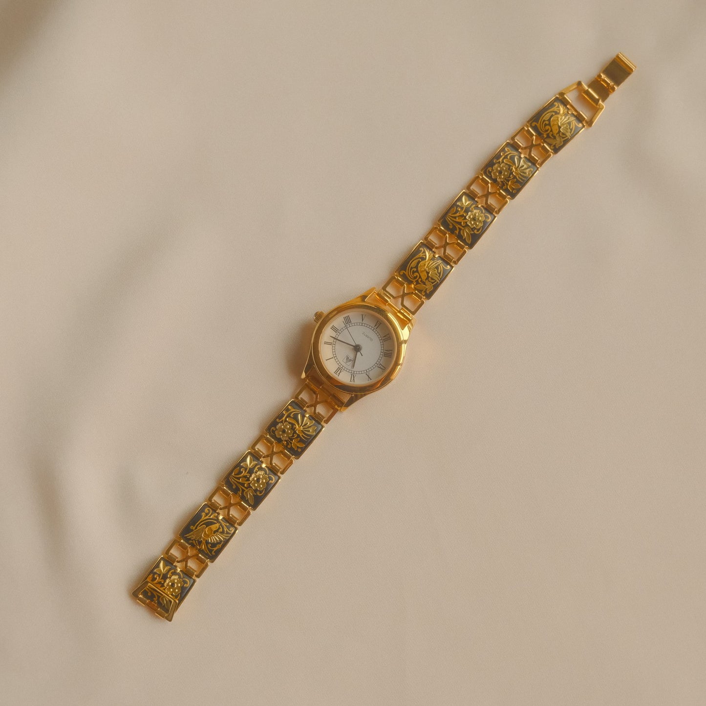 Damascene Watch Circular Face