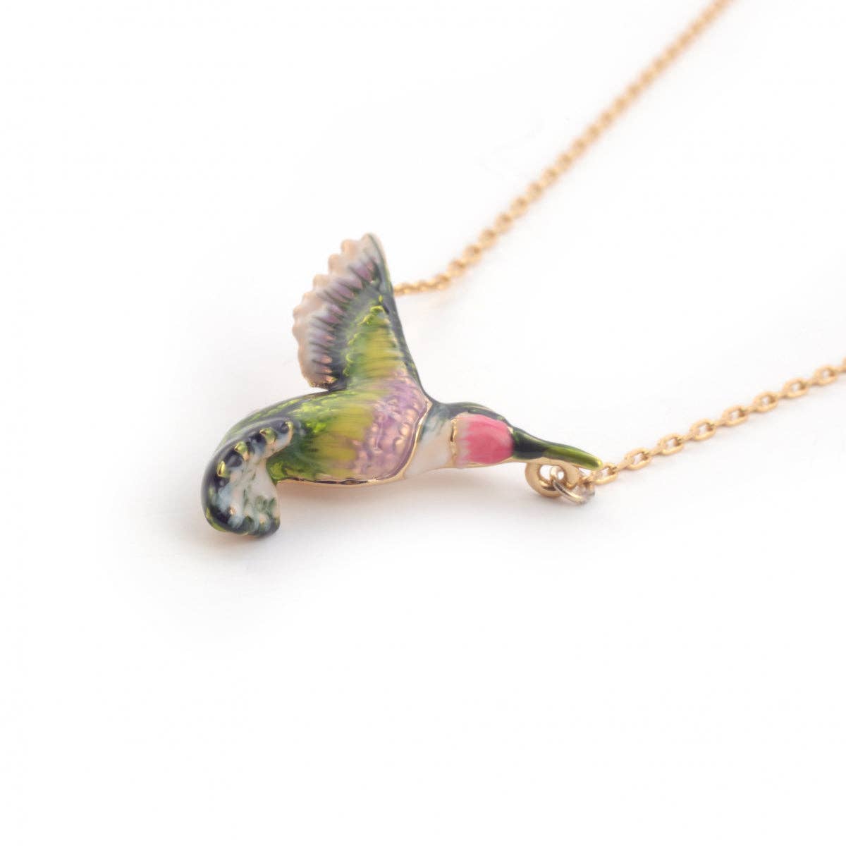 Hummingbird Pendant Green