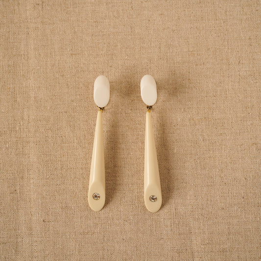 Vintage Ivory Statement Earrings