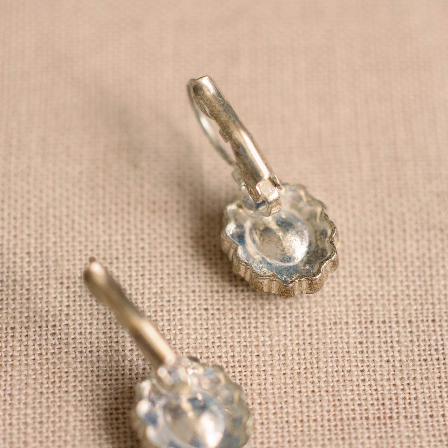 Vintage Floral Motif Earrings