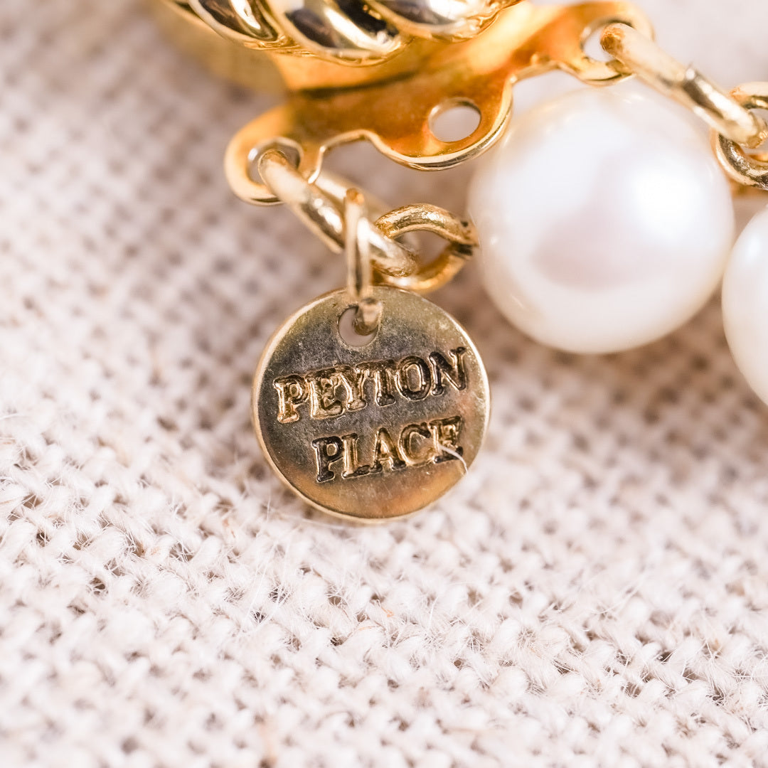 Valentine's Day Marche: Peyton Place costume pearl bracelet