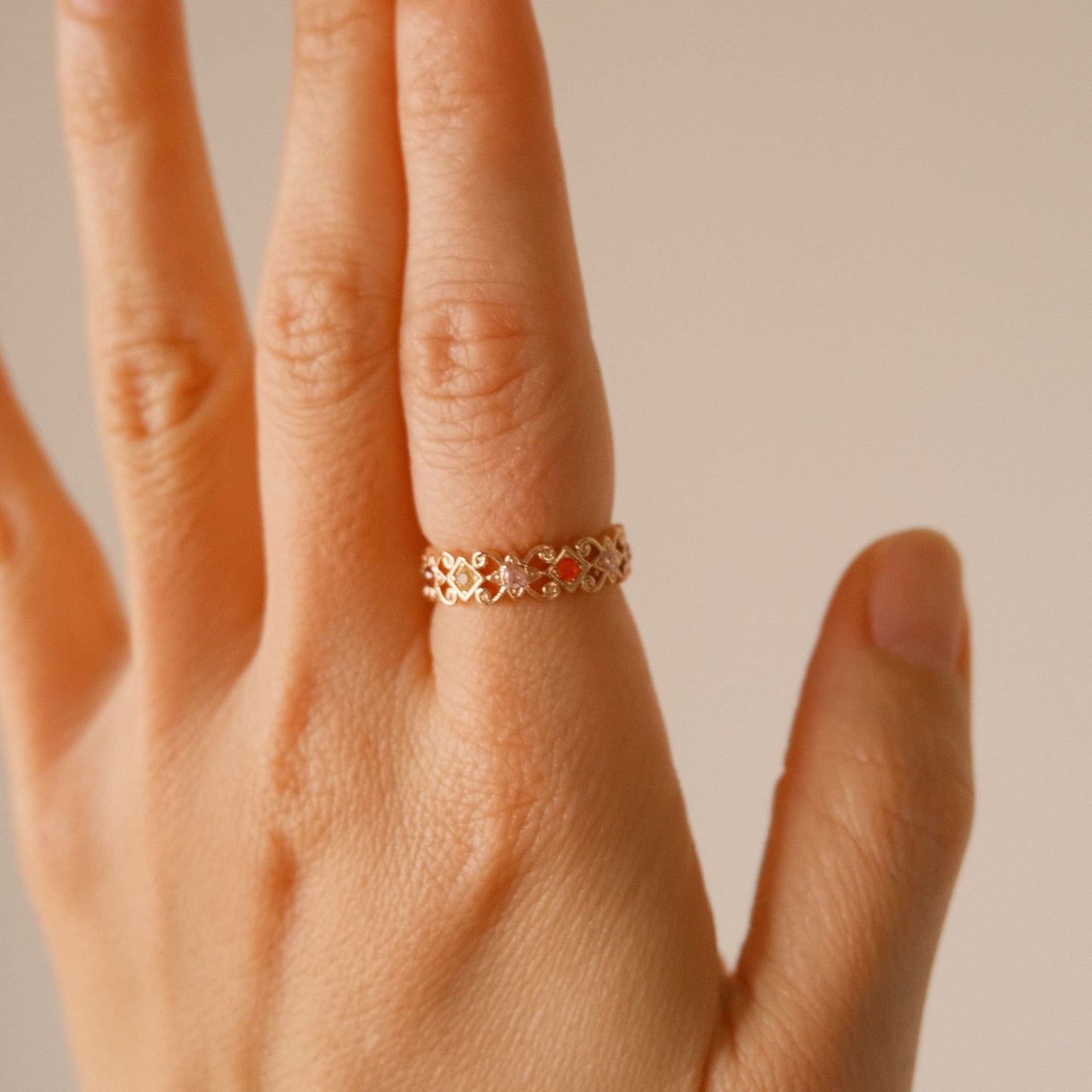 The Elaine Amulet Ring
