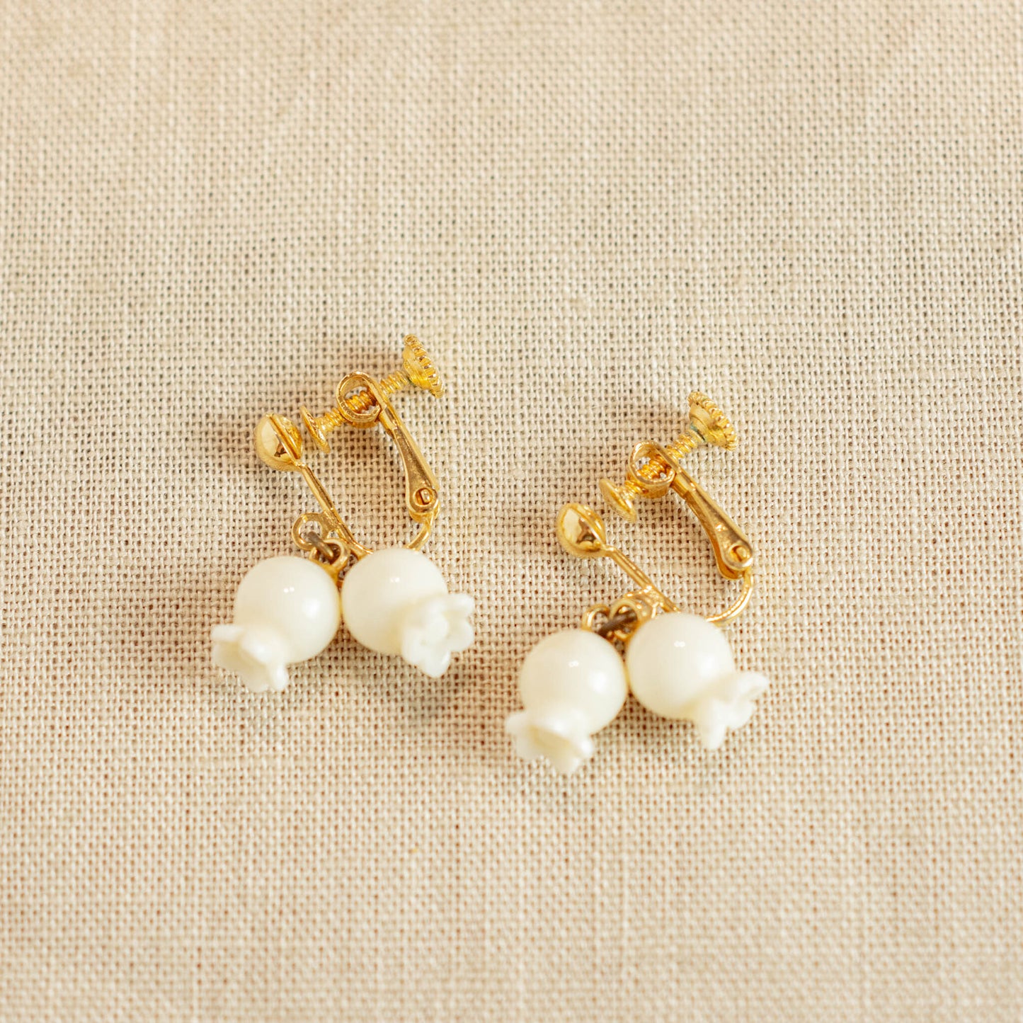Lily of the Valley Floral Earrings