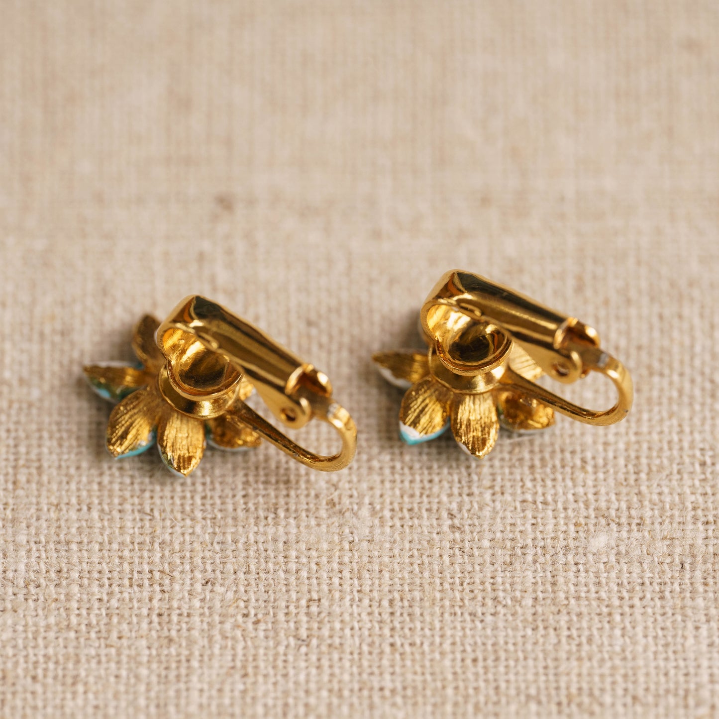 Vintage Enamel Earrings