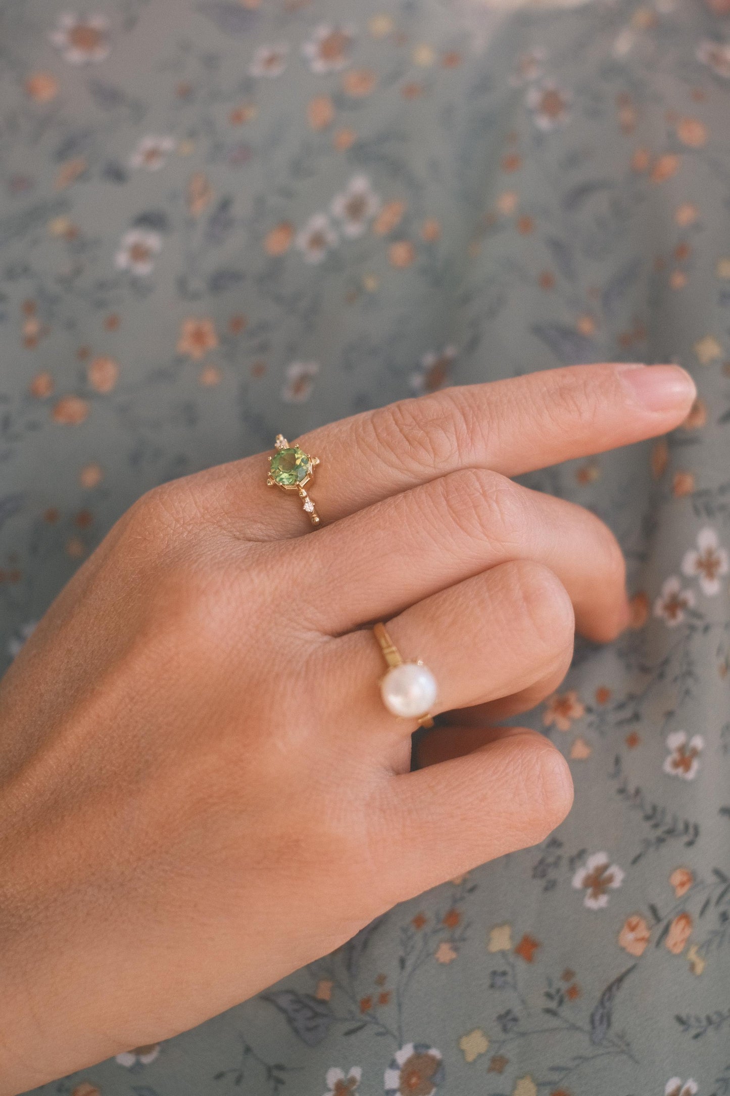 The Peridot Collection: Lily Ring