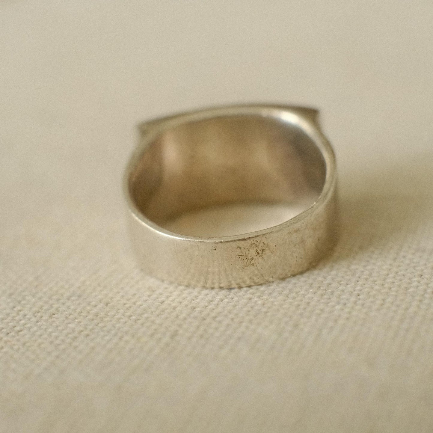 Vintage Pastel Colour Block Square Ring
