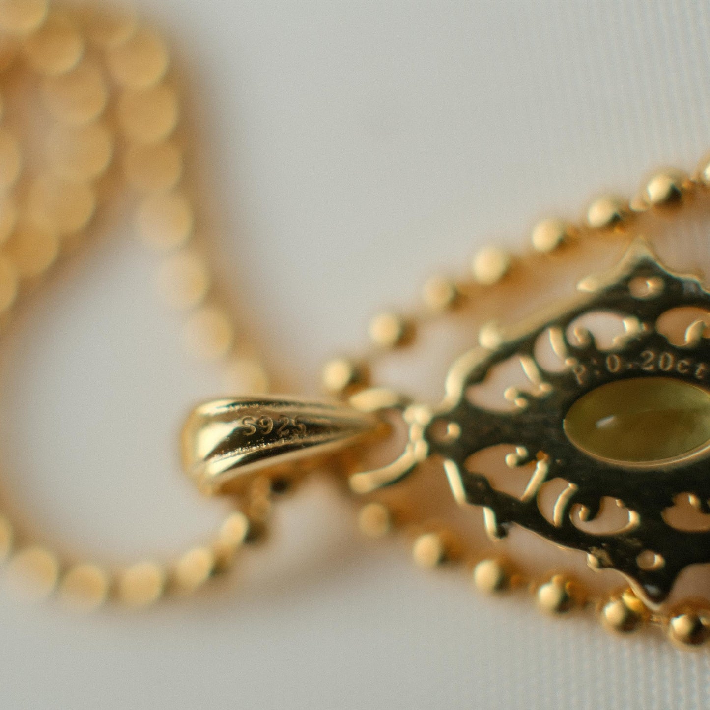 The Peridot Collection: Elena Pendant